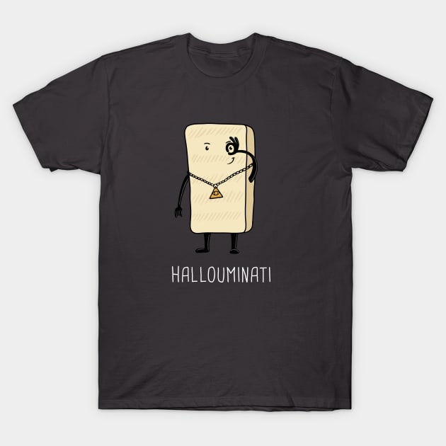 Illuminati - Hallouminati T-Shirt by OxCreative